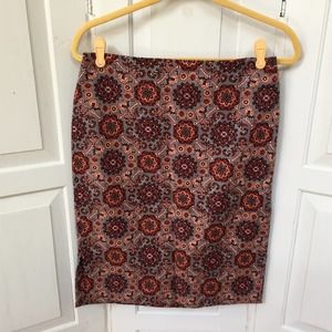 LOFT Floral Pencil Skirt